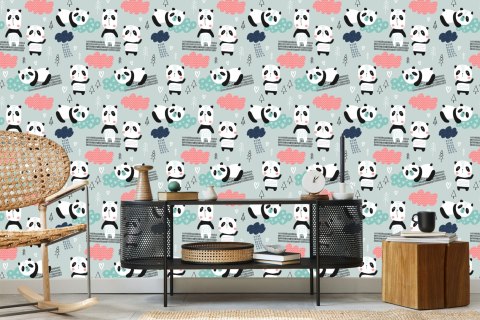 Tapeta Pandy Wśród Chmur