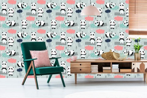 Tapeta Pandy Wśród Chmur