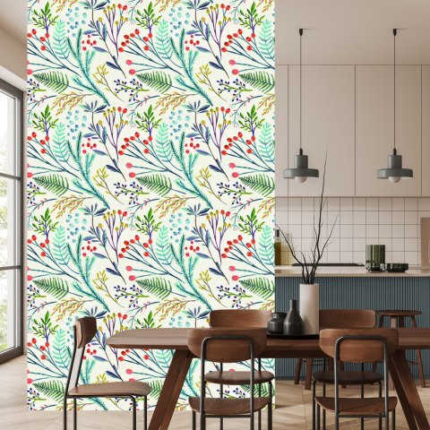 Tapeta Rośliny W Stylu Retro