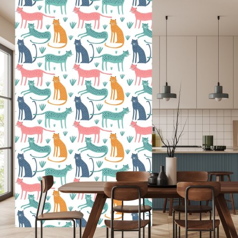 Tapeta Ścienna Dzikie Zwierzęta, Styl Skandynawski