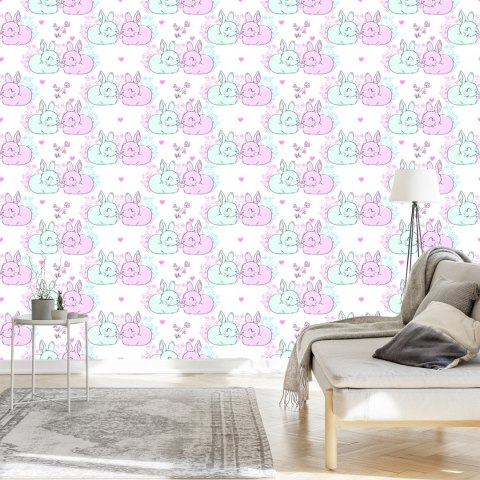 Tapeta Słodkie Króliki
