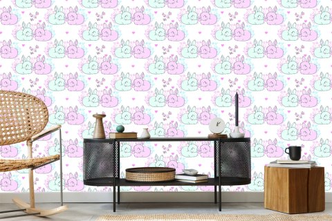 Tapeta Słodkie Króliki