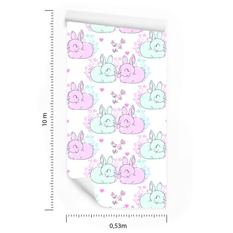 Tapeta Słodkie Króliki