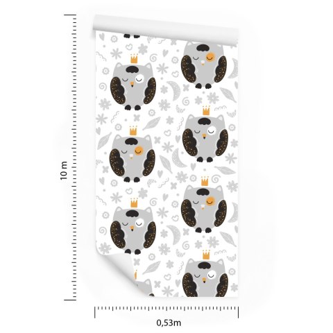 Tapeta Sowy W Koronach