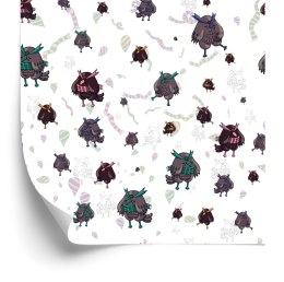 Tapeta Sowy W Szalikach