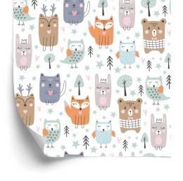 Tapeta Sowy Wśród Drzew