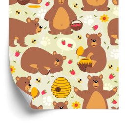 Tapeta Dla Dzieci - Niedźwiadki