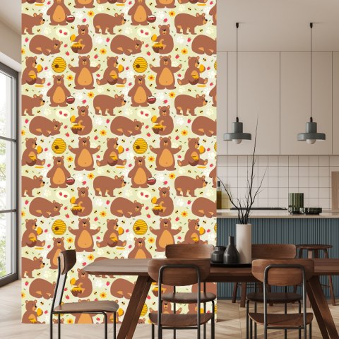 Tapeta Dla Dzieci - Niedźwiadki