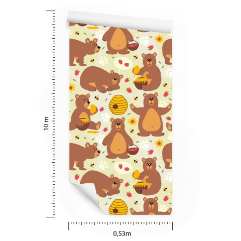 Tapeta Dla Dzieci - Niedźwiadki