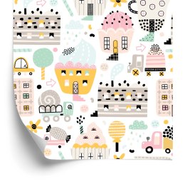 Tapeta Dla Dzieci-Słodkie Miasteczko