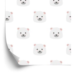 Tapeta Dla Dzieci - Urocze Polarne Niedźwiadki