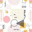 Tapeta Geometryczna-Abstrakcja