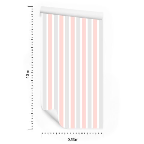 Tapeta Paski-Pastelowe Kolory