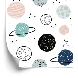 Tapeta Pastelowe Planety