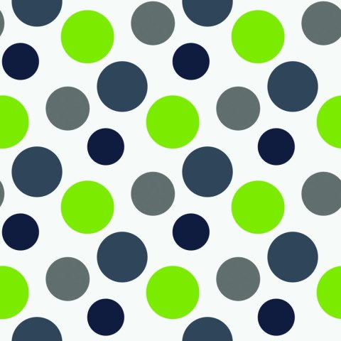 Tapeta Szare I Zielone Kropki