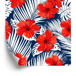 Tapeta Tropikalne Kwiaty I Liście