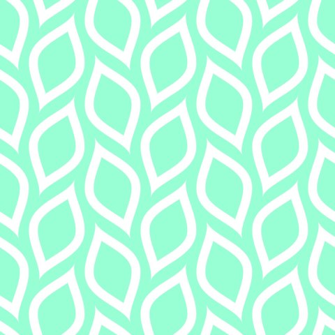 Tapeta Turkusowe Cytryny W Stylu Retro