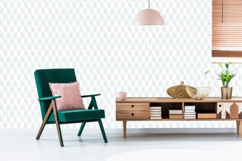 Tapeta Abstrakcyjny Ozdobny Wzór - Efekt 3D