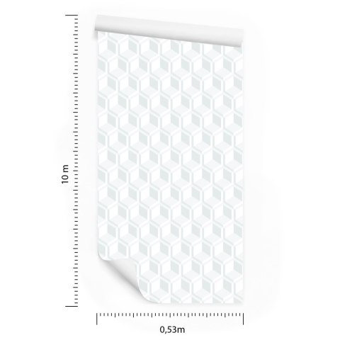 Tapeta Abstrakcyjny Ozdobny Wzór - Efekt 3D