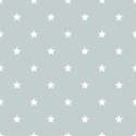 Tapeta Dla Dzieci - Białe Gwiazdki Na Szarym Tle