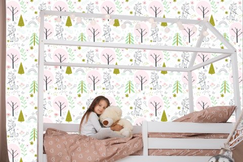 Tapeta Dla Dzieci - Jednorożce W Magicznym Lesie