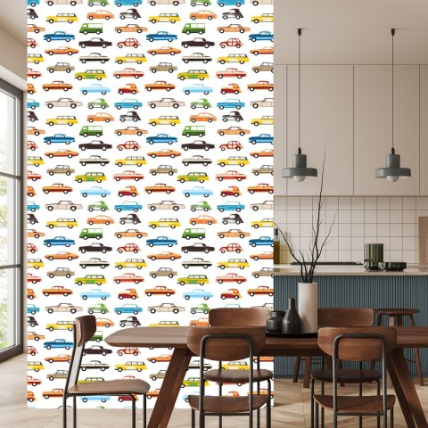 Tapeta Dla Dzieci - Kolorowe Samochody