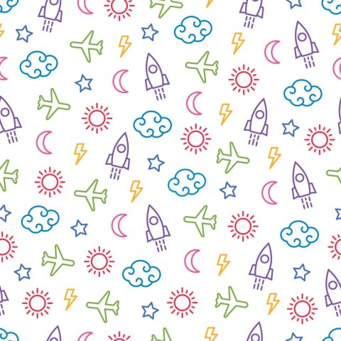 Tapeta Dla Dzieci - Podniebne Przygody