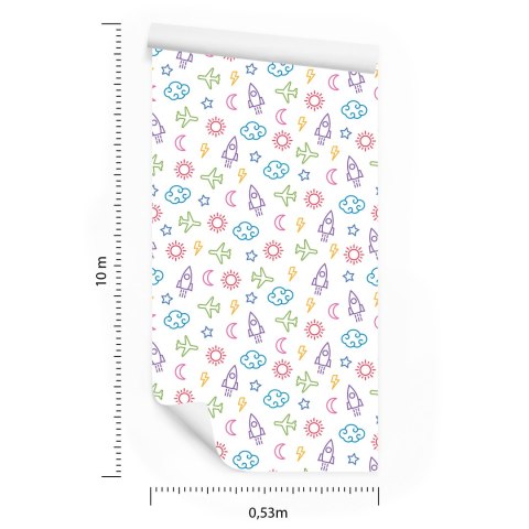 Tapeta Dla Dzieci - Podniebne Przygody