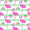 Tapeta Dla Dzieci - Różowe Flamingi