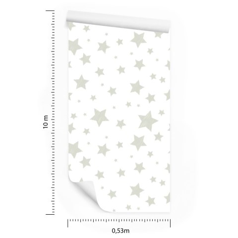 Tapeta Dla Dzieci - Śliczne Jasne Gwiazdki