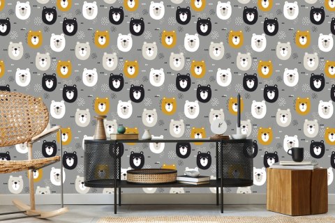 Tapeta Dla Dzieci - Sympatyczne Misie