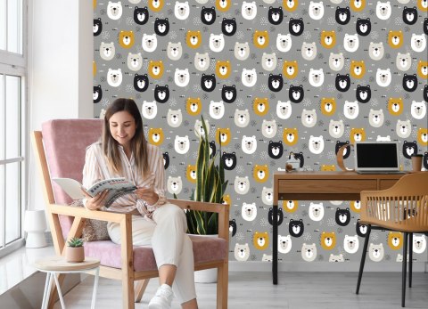 Tapeta Dla Dzieci - Sympatyczne Misie