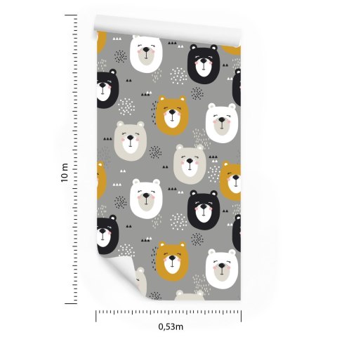 Tapeta Dla Dzieci - Sympatyczne Misie