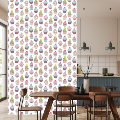 Tapeta Do Kuchni-Kolorowe Muffinki