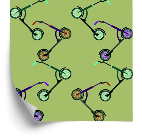 Tapeta Hulajnogi Vintage