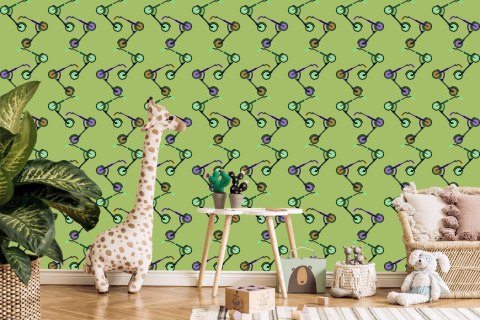 Tapeta Hulajnogi Vintage