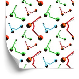 Tapeta Kolorowe Elektryczne Hulajnogi