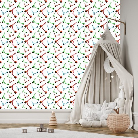 Tapeta Kolorowe Elektryczne Hulajnogi