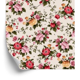 Tapeta Kolorowe Róże Malowane Akwarelą