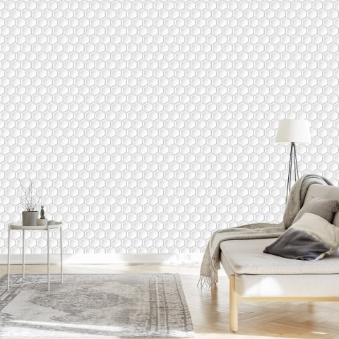 Tapeta Optyczna 3D Figury Geometryczne, Sypialnia