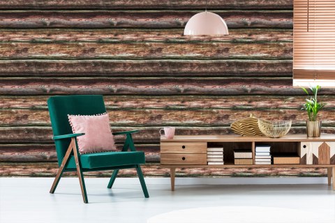 Tapeta Realistyczne Poziome Drewniane Deski