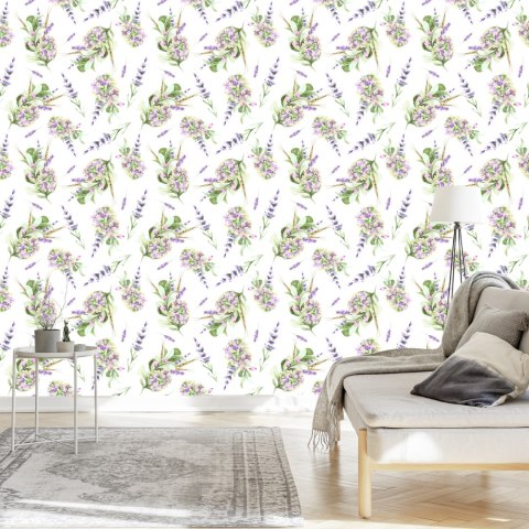 Tapeta Bukiety Z Lawendą