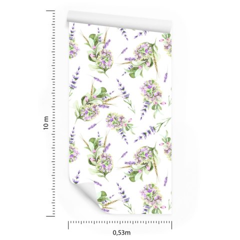 Tapeta Bukiety Z Lawendą