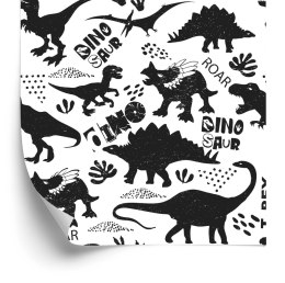 Tapeta Dinozaury Liście, Do Pokoju Dziecka