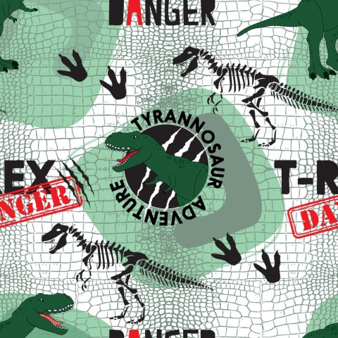 Tapeta Dla Dzieci Dinozaury, Zwierzęta, Zieleń