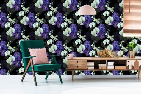 Tapeta Do Salonu Orchidea Storczyk Przyroda Kwiaty