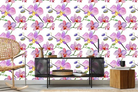 Tapeta Do Salonu Orchidee Storczyki Kwiaty Rośliny