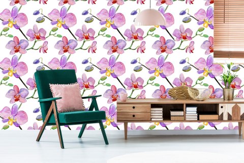 Tapeta Do Salonu Orchidee Storczyki Kwiaty Rośliny