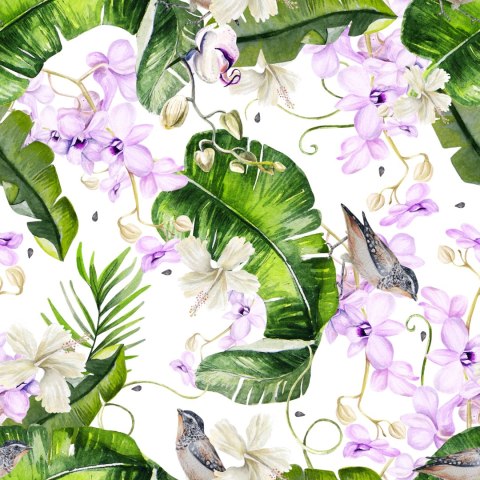 Tapeta Do Salonu Rośliny Natura Storczyki Kwiaty