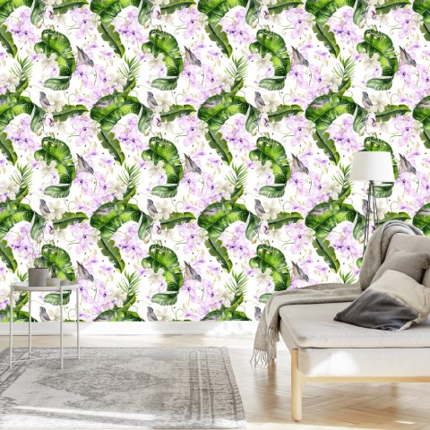 Tapeta Do Salonu Rośliny Natura Storczyki Kwiaty
